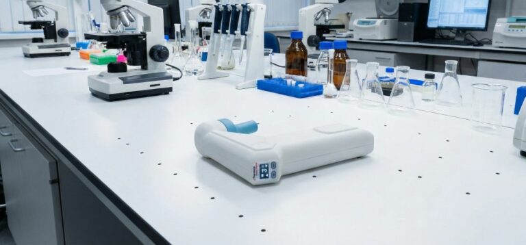 پیپ پرکن ثراتونا آوند دیجیتال در آزمایشگاه