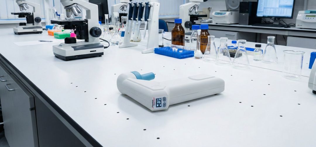 پیپ پرکن ثراتونا آوند دیجیتال در آزمایشگاه